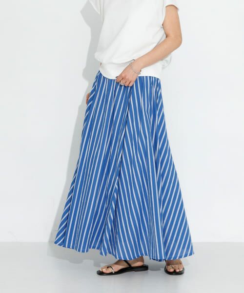 ＊＊Sonny Label / サニーレーベル スカート | ギンガム/ストライプ アソートスカート（BLUストライプ）