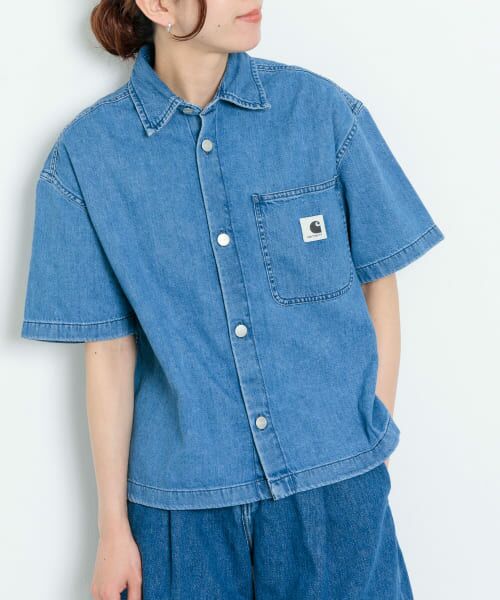 ＊＊Sonny Label / サニーレーベル シャツ・ブラウス | carhartt　W SHORT-SLEEVE LOVILIA SHIRTS（s washed）