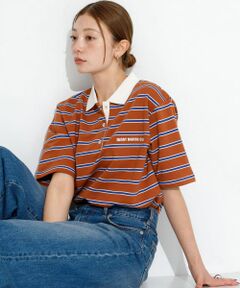 ＊＊Sonny Label / サニーレーベル ポロシャツ | メッセージボーダーポロシャツ