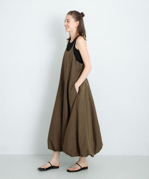 美品 バーバリーブルーレーベル バルーンキャミワンピース リボン 36 バックリボンバルーンワンピース[品番：FROW0001342]｜by muni:r