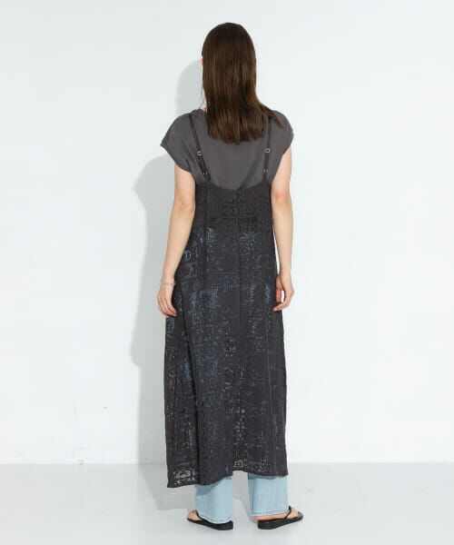 希少完売品　MLM Label ワンピース フラワーMIXサテンドットワンピース(FREE ブラック): ワンピース