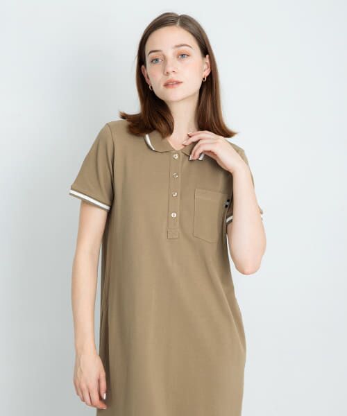 【美品】HAZZYS 165 ポロワンピース 美品】HAZZYS 165 ポロワンピース 美品】HAZZYS 165 ポロ