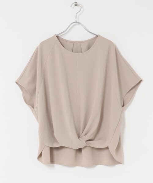 WEB限定』フロントデザインカットジョーゼットプルオーバー （T
