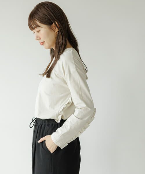 RIKOエンフォルドプルオーバー LAYERED NECK BOX PULLOVER