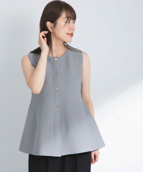 WEB限定』2WAYペプラムニットベスト （ニット・セーター）｜＊＊Sonny