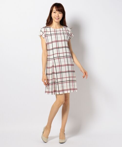 セール 洗える モンドリアンプリント ワンピース ミニ丈 ひざ丈ワンピース S Size Onward 小さいサイズ エスサイズオンワード ファッション通販 タカシマヤファッションスクエア