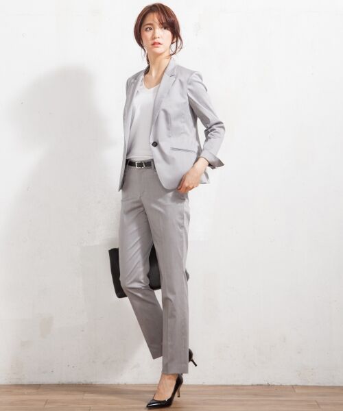 セール スーツ スーピマシャンブレー ジャケット テーラードジャケット S Size Onward 小さいサイズ エスサイズオンワード ファッション通販 タカシマヤファッションスクエア