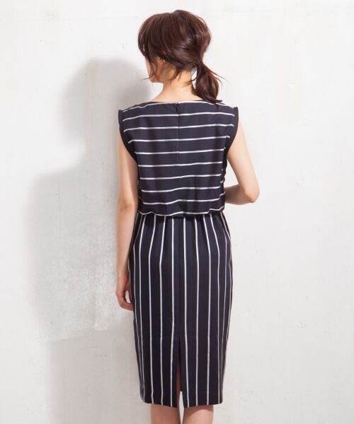 セール 洗える レジメンタルストライプ ワンピース ミニ丈 ひざ丈ワンピース S Size Onward 小さいサイズ エスサイズオンワード ファッション通販 タカシマヤファッションスクエア