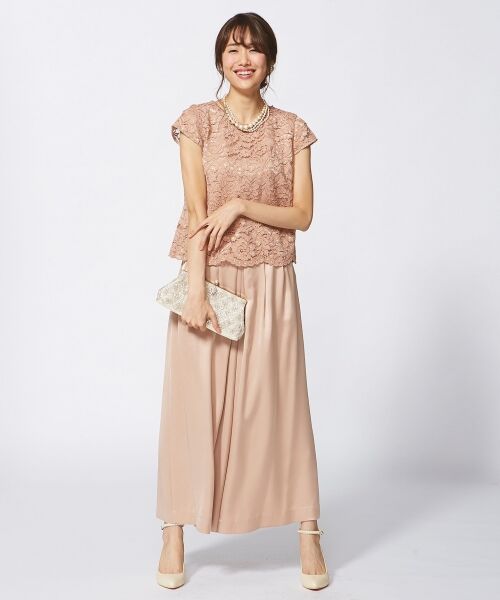 セール 結婚式やパーティに 2set ビアンカ セットアップ パンツドレス ドレス S Size Onward 小さいサイズ エスサイズオンワード ファッション通販 タカシマヤファッションスクエア