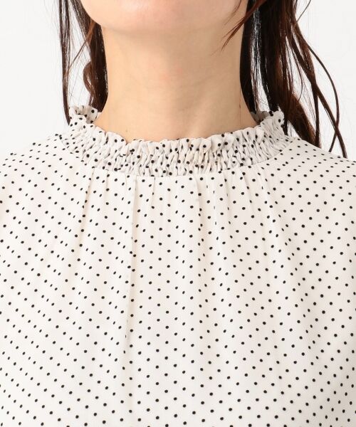 セール 洗える フロッキードットシフォン ブラウス トップス S Size Onward 小さいサイズ エスサイズオンワード ファッション通販 タカシマヤファッションスクエア
