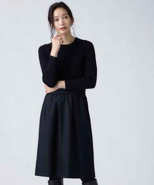セール ニットコンビサキソニー ニットワンピース ミニ丈 ひざ丈ワンピース S Size Onward 小さいサイズ エスサイズオンワード ファッション通販 タカシマヤファッションスクエア