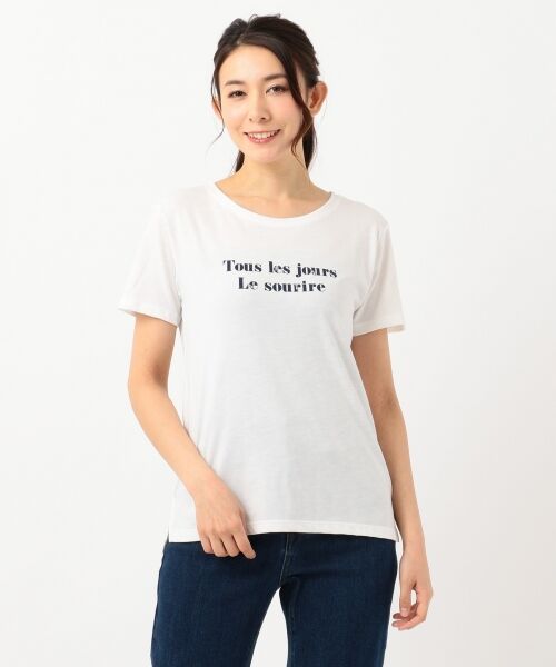S size ONWARD(小さいサイズ) / エスサイズオンワード Tシャツ | ロゴプリント Ｔシャツ | 詳細6