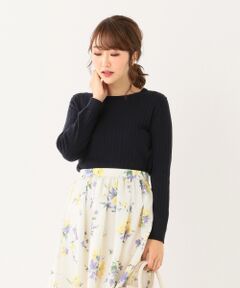 S size ONWARD(小さいサイズ) / エスサイズオンワード ニット・セーター | 【洗える】イタリーヤーンRIB ニット