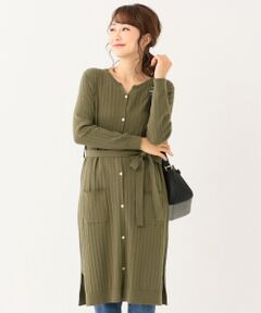 S size ONWARD(小さいサイズ) / エスサイズオンワード カーディガン・ボレロ | 【洗える】イタリーヤーンロング カーディガン