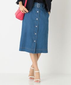 S size ONWARD(小さいサイズ) / エスサイズオンワード デニムスカート | 【洗える】ライトデニム スカート