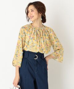 S size ONWARD(小さいサイズ) / エスサイズオンワード トップス | 【2WAY】Deveauxフラワープリント ブラウス