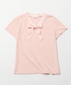 S size ONWARD(小さいサイズ) / エスサイズオンワード Tシャツ | 【接触冷感・UVケア・消臭機能】コンフォートモダール ボウタイ カットソー