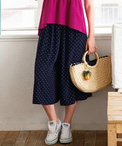 S size ONWARD(小さいサイズ) / エスサイズオンワード その他パンツ | 【洗える】L'aube デシンスタープリント スカーチョ