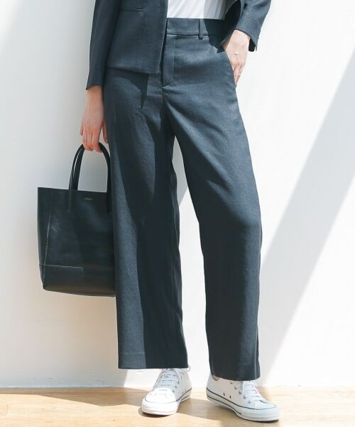 セール マガジン掲載 リネンライクストレッチ ストレートパンツ 検索番号h47 その他パンツ S Size Onward 小さいサイズ エスサイズオンワード ファッション通販 タカシマヤファッションスクエア