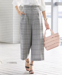 S size ONWARD(小さいサイズ) / エスサイズオンワード その他パンツ | 【洗える・2WAY】サスペンダー付きスプリング ワイドパンツ