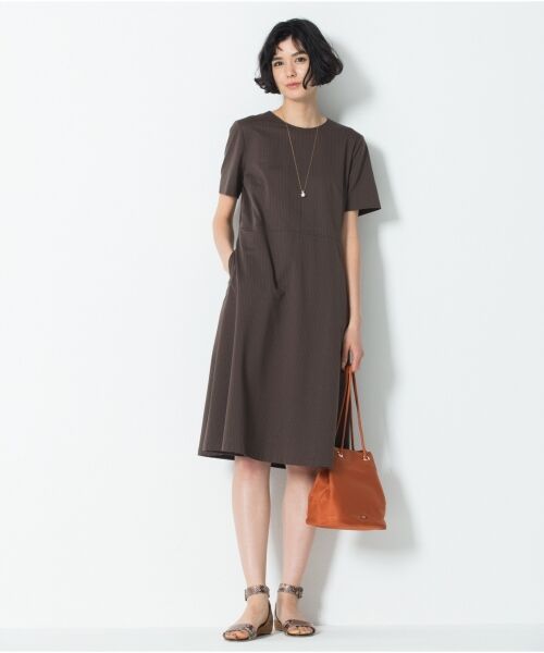 セール マガジン掲載 シアサッカーストレッチ ワンピース 検索番号k46 ミニ丈 ひざ丈ワンピース S Size Onward 小さいサイズ エスサイズオンワード ファッション通販 タカシマヤファッションスクエア