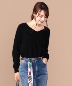 S size ONWARD(小さいサイズ) / エスサイズオンワード ニット・セーター | ウールブレンドVネック ニット