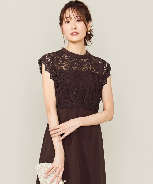 セール Prier レーストップマーメイド ワンピース ドレス S Size Onward 小さいサイズ エスサイズオンワード ファッション通販 タカシマヤファッションスクエア