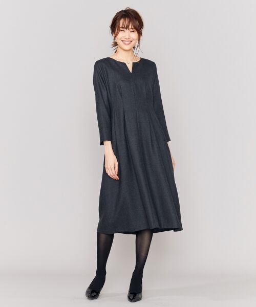 セール 10周年web限定 ウールソフトジョーゼット ワンピース ミニ丈 ひざ丈ワンピース S Size Onward 小さいサイズ エスサイズオンワード ファッション通販 タカシマヤファッションスクエア