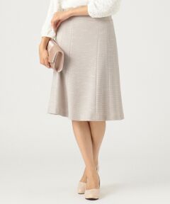 S size ONWARD(小さいサイズ) / エスサイズオンワード ミニ・ひざ丈スカート | 【セットアップ対応】リップルボーダーストレッチ スカート