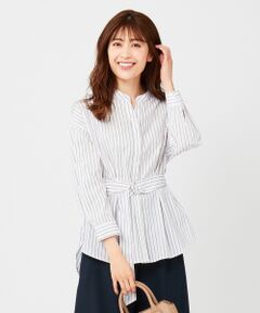S size ONWARD(小さいサイズ) / エスサイズオンワード トップス | 【Dカンベルト付き】2WAYシャツ ブラウス