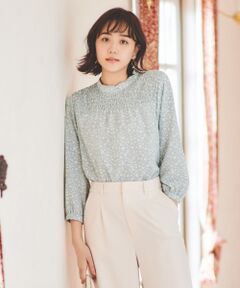 S size ONWARD(小さいサイズ) / エスサイズオンワード トップス | 【美人百花3月号掲載】シャーリングポイント ブラウス