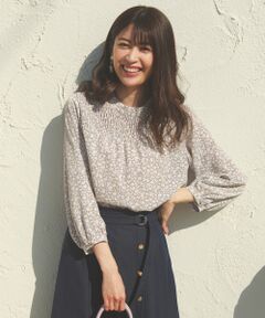 S size ONWARD(小さいサイズ) / エスサイズオンワード トップス | 【美人百花3月号掲載】シャーリングポイント ブラウス