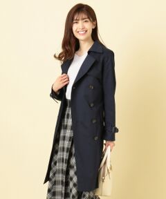 S size ONWARD(小さいサイズ) / エスサイズオンワード トレンチコート | 【蓄熱ライナー付】スプリングソフトツイル トレンチコート
