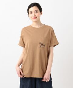 【L'aube】シャツテールポケット Tシャツ