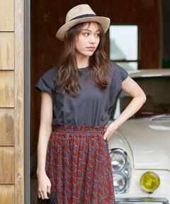 S size ONWARD(小さいサイズ) / エスサイズオンワード Tシャツ | 【L'aube】コットンテンセルジャージー カットソー