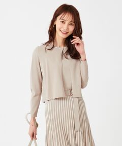 S size ONWARD(小さいサイズ) / エスサイズオンワード ニット・セーター | 【洗える】ラインニット ジャケット