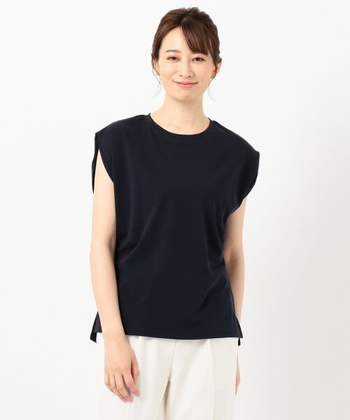 S size ONWARD(小さいサイズ) / エスサイズオンワード Tシャツ | 【Ray6月号掲載】Rich cottonスムース フレンチスリーブ Tシャツ | 詳細11