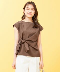 S size ONWARD(小さいサイズ) / エスサイズオンワード Tシャツ | ドッキングリボン ブラウス
