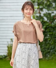 S size ONWARD(小さいサイズ) / エスサイズオンワード トップス | 【洗える】バーポイントシャツ ブラウス