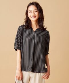 S size ONWARD(小さいサイズ) / エスサイズオンワード トップス | 【イージーケア】タックスリーブプルオーバー ブラウス