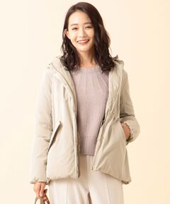 S size ONWARD(小さいサイズ) / エスサイズオンワード ダウンジャケット・ベスト | 【2WAY】ウエストマークリバーシブル ダウン