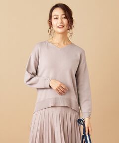 S size ONWARD(小さいサイズ) / エスサイズオンワード ニット・セーター | 【ナチュラルさんにおすすめ】骨格タイプ別 Vネック ニット