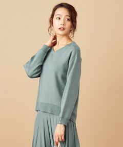 S size ONWARD(小さいサイズ) / エスサイズオンワード ニット・セーター | 【ナチュラルさんにおすすめ】骨格タイプ別 Vネック ニット