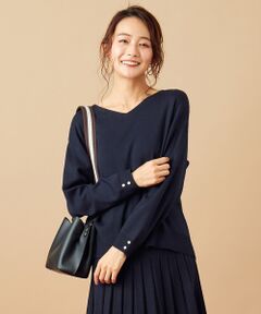 S size ONWARD(小さいサイズ) / エスサイズオンワード ニット・セーター | 【ナチュラルさんにおすすめ】骨格タイプ別 Vネック ニット