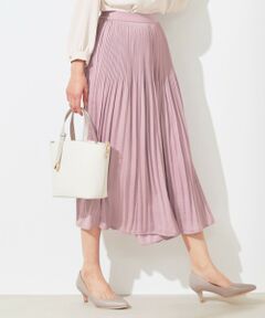 S size ONWARD(小さいサイズ) / エスサイズオンワード その他パンツ | 【洗える】メーテルサテン プリーツパンツ