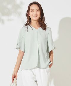S size ONWARD(小さいサイズ) / エスサイズオンワード シャツ・ブラウス | ペタルスリーブ ブラウス