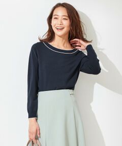 S size ONWARD(小さいサイズ) / エスサイズオンワード ニット・セーター | 【洗える】ラインポイント ニット