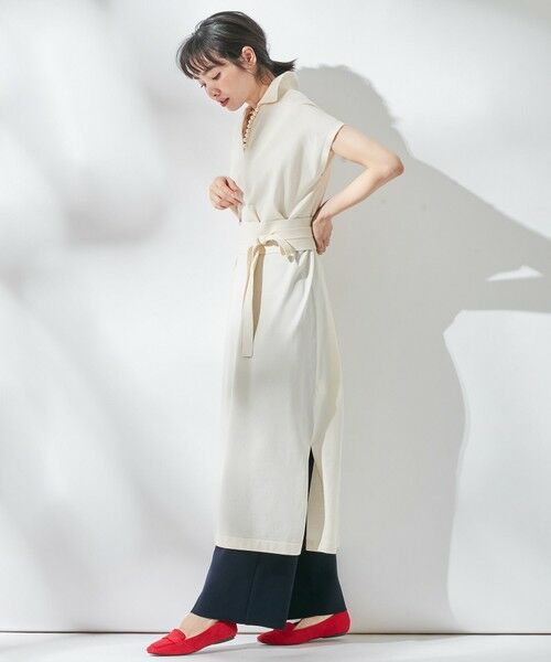 セール 東原亜希さん着用 Kmkk パールディティール ニットワンピース Kk24 ミニ丈 ひざ丈ワンピース S Size Onward 小さいサイズ エスサイズオンワード ファッション通販 タカシマヤファッションスクエア