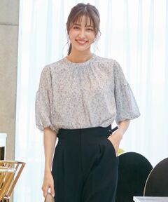 S size ONWARD(小さいサイズ) / エスサイズオンワード シャツ・ブラウス | 【2WAY】ボリュームスリーブシアー ブラウス