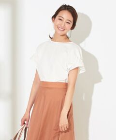 S size ONWARD(小さいサイズ) / エスサイズオンワード カットソー | 【NAIL HOLICコラボ】タックスリーブ Tシャツ